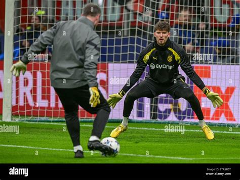 Milano Italy Th Nov Goalkeeper Gregor Kobel Of Borussia