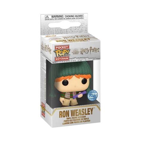 Funko POP Llavero Ron Navidad WMT Harry Potter Wefreak