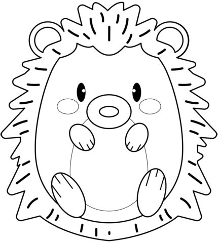 Hedgehog Printable Template Free Printable Papercraft, 58% OFF