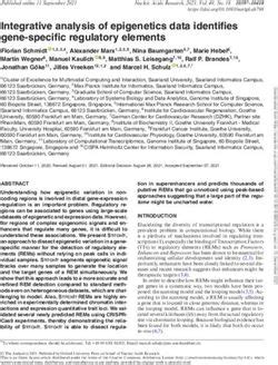 Integrative analysis of epigenetics data identifies gene-specific ...