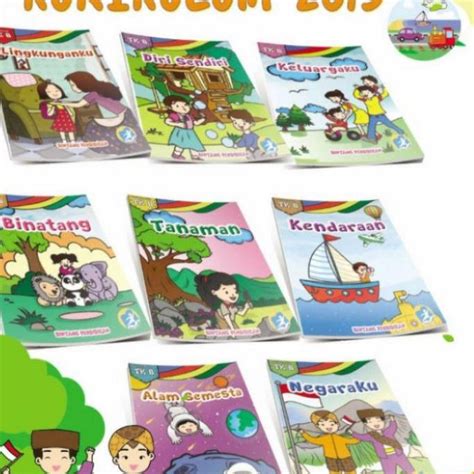 Jual Buku Seri Tematik Tk A Buku Tematik B Buku Paket Tematik Tk Dan