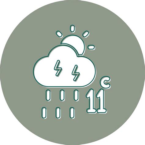 Weather Forecast Vector Icon 20408469 Vector Art At Vecteezy