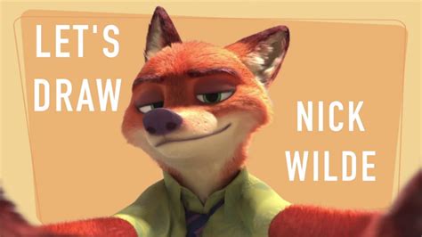 Lets Draw Nick Wilde From Zootopia Step By Step Tutorial On The Ipad