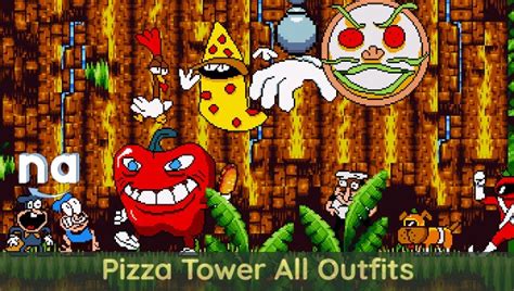 Pizza Tower All Outfits