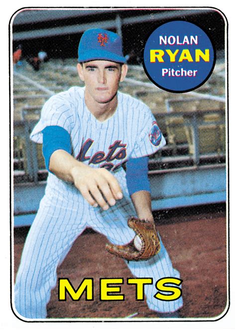 Nolan Ryan 1969 Topps Baseball Card - Mets History