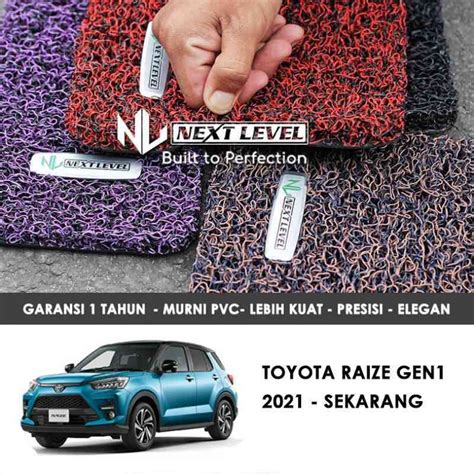 Promo Karpet Mobil Next Level Superior Toyota Raize Up Kabin Bagasi