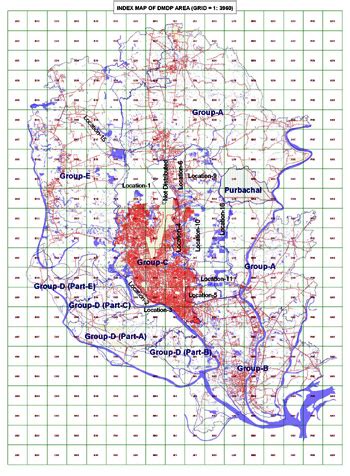 Dhaka: Maps of Dhaka City and Bangladesh Transport System