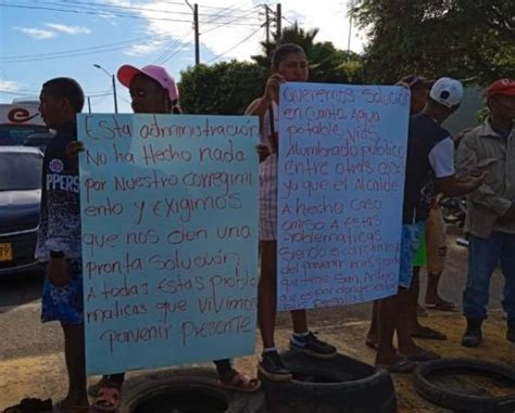 “queremos Agua Potable Y Mejores Vías” Habitantes De San Antero El