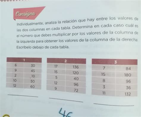 Me Pueden Ayudar Con Las Tablas De Proporcionalidad Del Libro De Texto