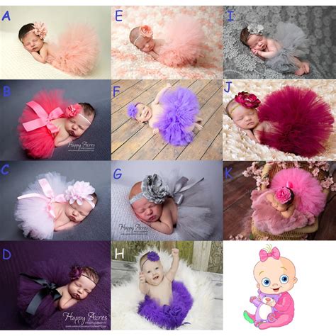 Jual Tutu Set Kostum Foto Baby Newborn Headband Indonesiashopee