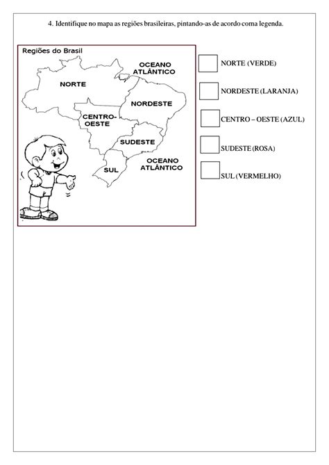 Questões Sobre Regionalização Do Brasil 7o Ano
