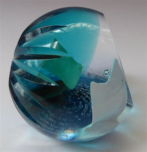 Caithness Glass Limited Edition Vintage Paperweight Walking On Water Iconic Edinburgh