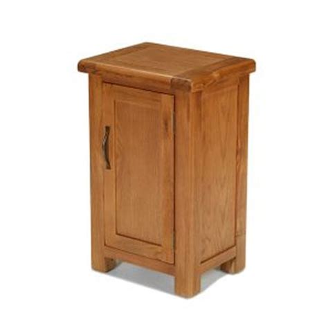 Earls Wooden Small Storage Cupboard In Chunky Solid Oak Furniture In Fashion