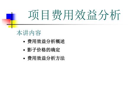 Ppt 项目费用效益分析 Powerpoint Presentation Free Download Id4063308