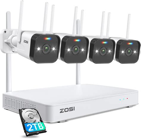 Amazon Zosi K Wifi Security Camera Wireless Outdoor System Tb