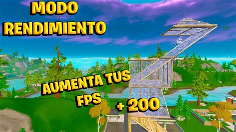 Modo Rendimiento En Fortnite Que Es Y Como Activar El Modo