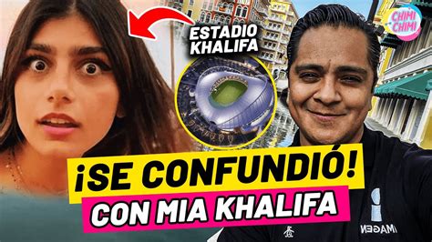 𝗕𝗨𝗘𝗡𝗔𝗔𝗔 Periodista mexicano confunde a 𝗠𝗜𝗔 𝗞𝗛𝗔𝗟𝗜𝗙𝗔 con un estadio