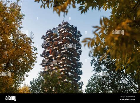 View Of The Bosco Verticale Vertical Forest Residential Building By