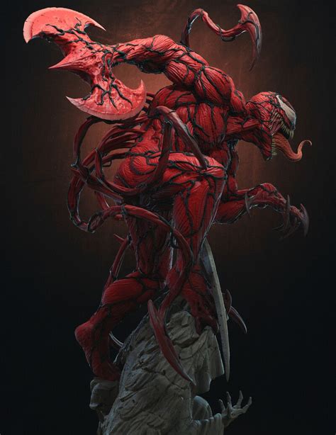 Artstation Carnage Fan Art Miguel Hernandez Carnage Marvel