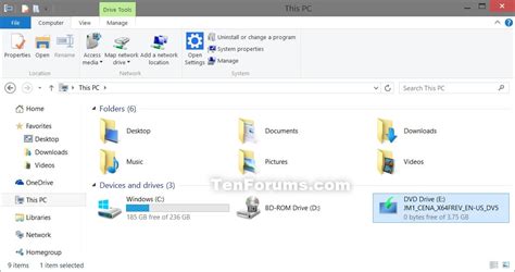 Mount Or Unmount ISO And IMG File In Windows 10 Tutorials