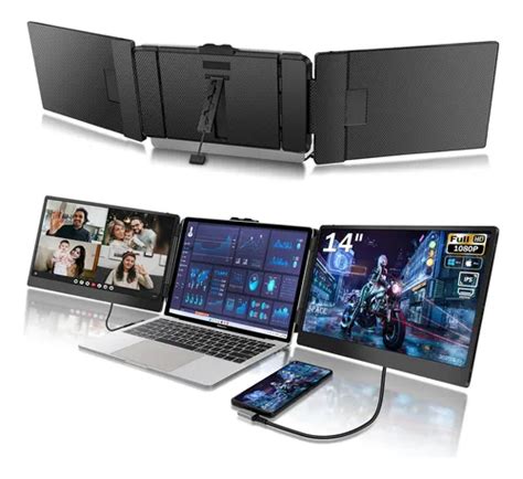 Extensor De Monitor Para Notebook - Monitor Extensor De Tela Para Laptop Triple 14 1080p Fhd Ip ...