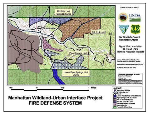 12 0 Manhattan Nye County Fire Plan Nevada Community Wildfire Risk Hazard Assessment Rci