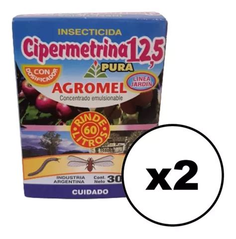 Pack Insecticida Cipermetrina Pura Agromel Cc X U En Venta En