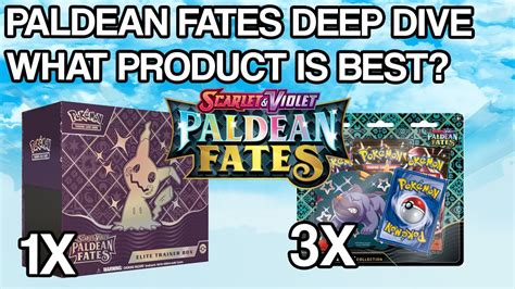 Paldean Fates Etb Vs Pack Blister Youtube