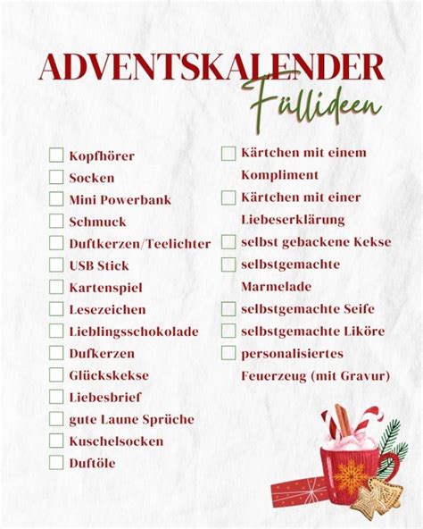 Adventskalender F Llideen Diy Beasinspiration