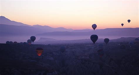 Globos Aerostaticos Atardecer Fondo De Pantalla K Hd Id