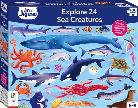 Buy Junior Jigsaw Explore 24 Sea Creatures Puzzle Online