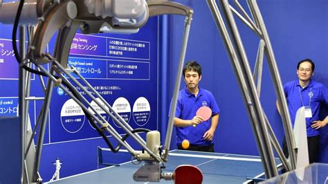 Three-Legged Ping Pong-Playing Robot Created | Science & Tech News ...