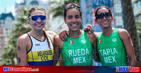 Hoy Tamaulipas Lizeth Rueda Conquista Oro Historico En El Triatlon De