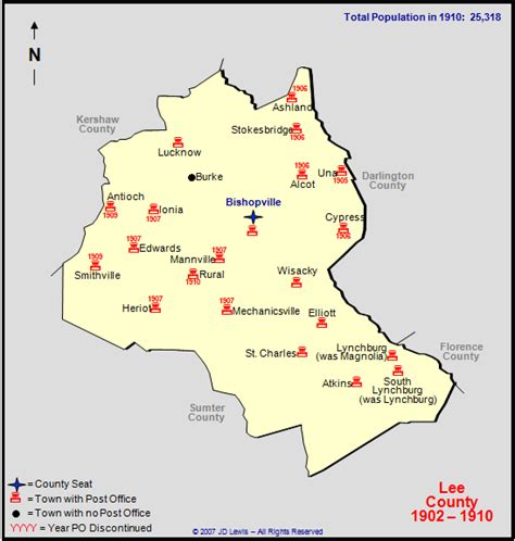 Lee County, SC - 1902 to 1910