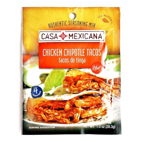 Casa Mexicana Chicken Chipotle Taco Seasoning Mix 1 Oz