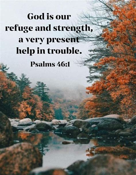 Psalm God Is Our Refuge And Strength A Very Present Help In