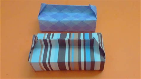 Cara Buat Origami Kotak Kado Origami Gift Box I Paper Craft Youtube