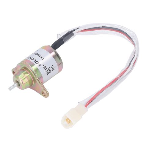 Shut Off Solenoid Valve Fuel Stop Flameout Valve Excavator Accessory Dc 12v 1503es12s5suc5s