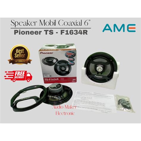 Jual Speaker Pintu Mobil Pioneer TS 1634R 6 5 Inch Speaker Coaxial