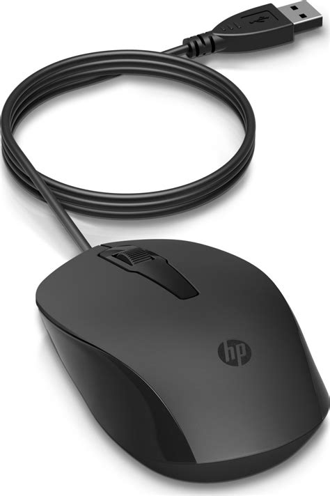 Hp 150 Trådbunden Mus Svart