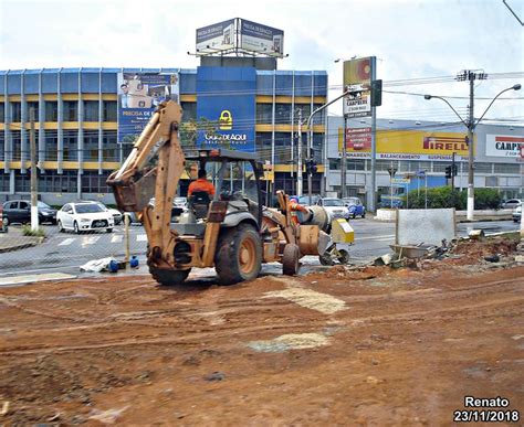 Avenida Das Amoreiras Campinas SP 23 11 2018 Obras Do BRT