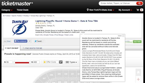 Tampa Bay Lightning limit playoff tickets to Florida residents - Sports ...