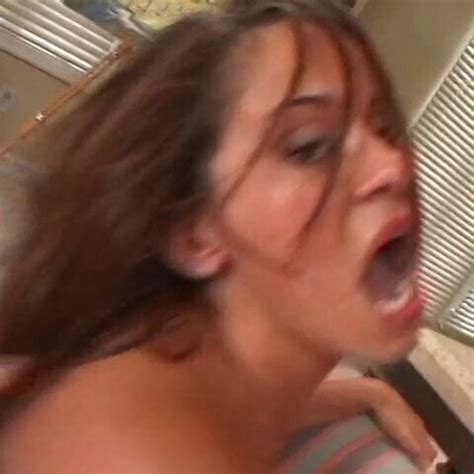 Brunette Skank With A Tattoo Gets Spitroasted By Two Lucky Guys With Big Dicks XHamster