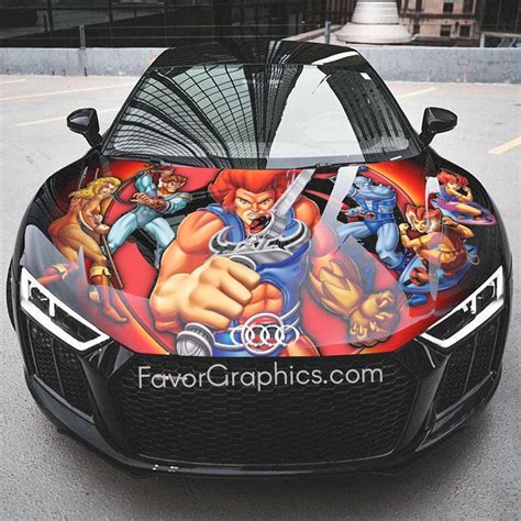 Thundercats Itasha Car Vinyl Hood Wrap Decal Sticker Favor Graphics