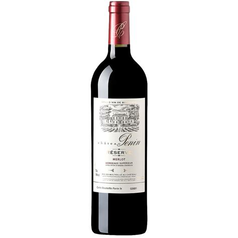 Vinho Chateau Penin Reserve Bordeaux Superieur Tinto Ml Emp Rio