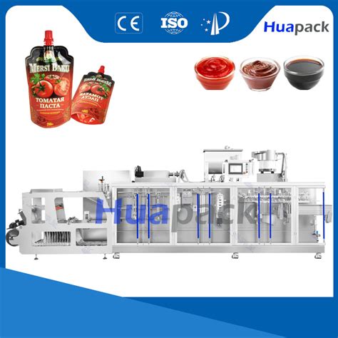 Automatic Hffs Forming Filling Sealing Doypack Standing Tomato Sauce