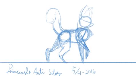 Cat walk cycle sketch by princeasle on DeviantArt