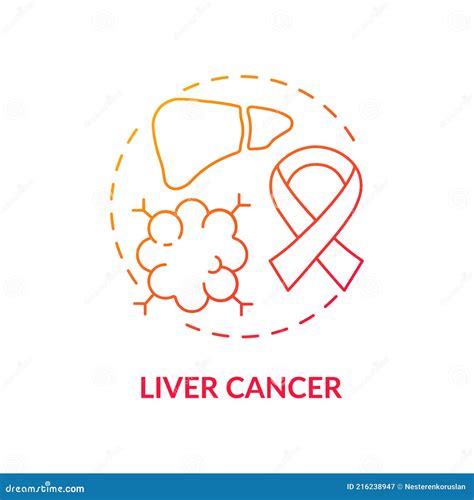 Liver Cancer Concept Icon Stock Vector Illustration Of Notion 216238947