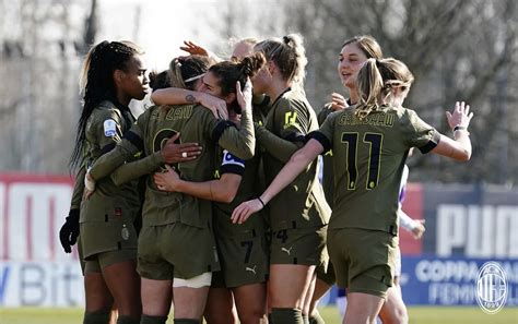 Ac Milan Women Fiorentina Agg Rossonere Into The Semis Of