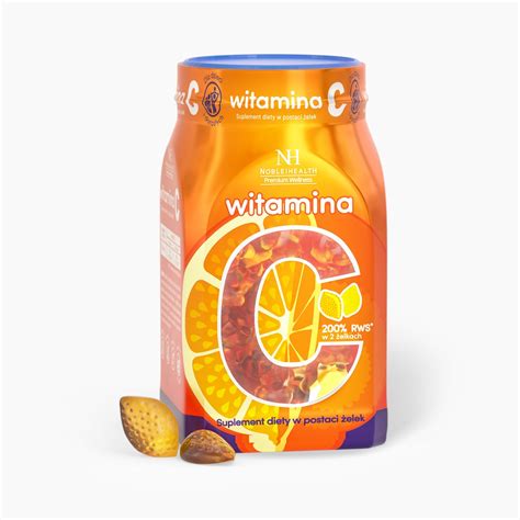 Witamina C w żelkach Noble Health